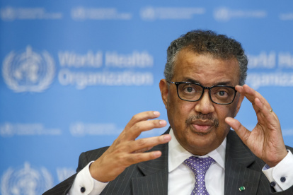 El director general de la Organización Mundial de la Salud (OMS), Tedros Adhanom Ghebreyesus
