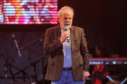 En la imagen el expresidente Luiz Inácio Lula da Silva.