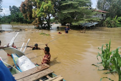 La zona sur de la provincia sufre por el desbordamiento de varios afluentes. La parroquia Caracol, de Babahoyo, se inundó el pasado 6 de marzo.