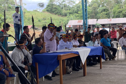 Los dirigentes indígenas de la región Amazónica se reunieron para analizar los resultados electorales del 7 de febrero.