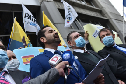 Pedido. Carlos Andrés Aguilar llevó una denuncia a la Fiscalía General.