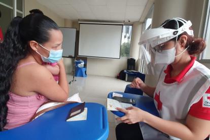 El personal de la Cruz Roja aplicó un estricto proceso de selección de los beneficiarios del programa.