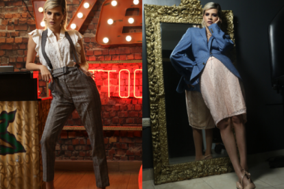 Looks femeninos con detalles del armario de los hombres.