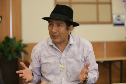 Salvador Quishpe es asambleísta electo de Pachakutik.