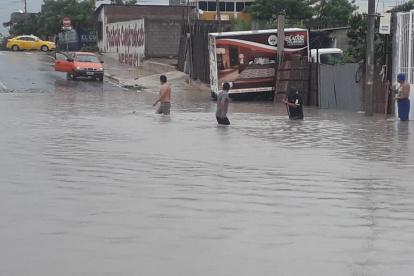 Así amanecieron las calles en el cantón La Libertad, este 16 de marzo.