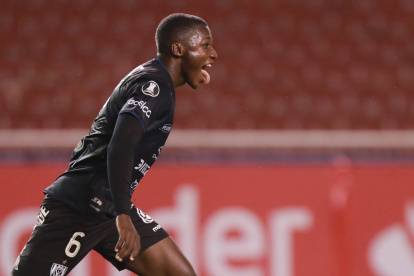 Moisés Caicedo, jugador del Independiente del Valle.