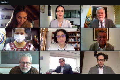 El Comité de debates hizo hoy su primera aparición, virtual, para entregar los ejes temáticos.