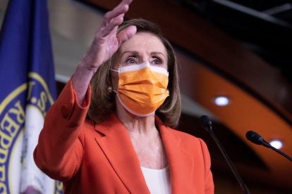 En la imagen la presidenta de la Cámara de Representantes de Estados Unidos, Nancy Pelosi.