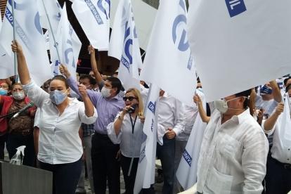 El martes pasado se realizó un plantón para exigir que se respeten los resultados de los comicios desarrollados el 12 de marzo pasado.