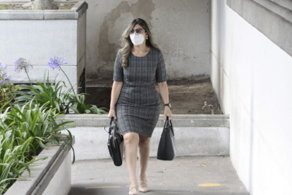 Defensa. María Gabriela Moreira fue la defensora de Daniel Mendoza.