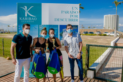 Campeonas. Ma. Emilia Quintana y Raquel Coronel, lideraron la categoría Suma.