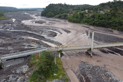 Es el segundo represamiento grave y peligroso que en menos de un mes se registra como producto del proceso eruptivo permanente desde mayo del 2019 del volcán Sangay.