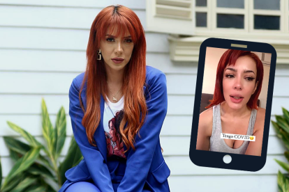 María Fernanda Ríos en sus historias de Instagram.