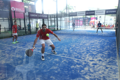 La acción arrancó 08h00 ayer en las cancha de Pádel Ecuador. Hoy se conocerá la selección de Ecuador