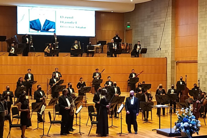 El recital de la Sinfónica se llevó a cabo en la Casa de la Música.