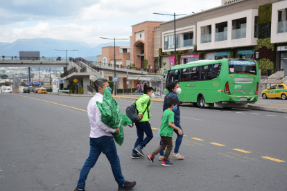 La mayor congestión se registra en la av. María Angélica Idrobo, en el casco urbano de la parroquia del nororiente. 

Gustavo Guaman Quito 28 de Marzo de 2021 Agencia(ag-extra ag-expreso-ag-quito)
