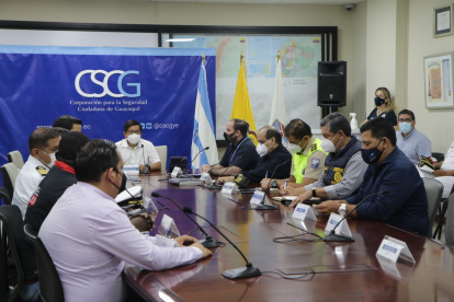 El COE cantonal sesionó de manera extraordinaria este 28 de marzo.