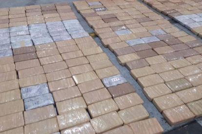 El alcaloide decomisado iba a ser enviado a Europa.