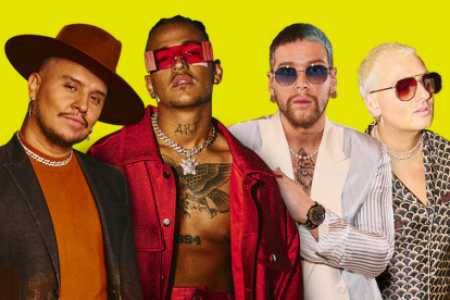 El Profe, Lorduy, Dim y Pablito, integrantes de Piso 21