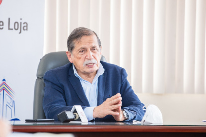 El alcalde de Loja, Jorge Bailón, es el presidente del COE Cantonal.