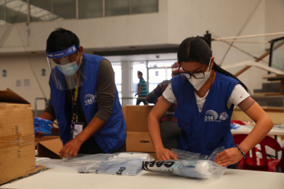 Medidas. El CNE empezó el envío de los kits de bioseguridad. Son 39.049 paquetes para las Juntas de Votación.