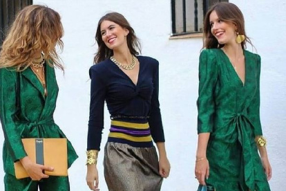 El verde toma fuerza. Es un color sentador que se puede usar en toda ocasión.