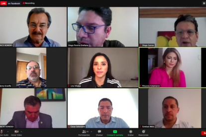 La Comisión inició la sesión cerca de las 11:00 de este 3 de abril de 2021.