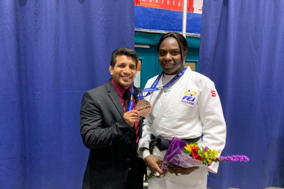 Vanessa Chalá, judoca nacional, logró bronce en Turquía.