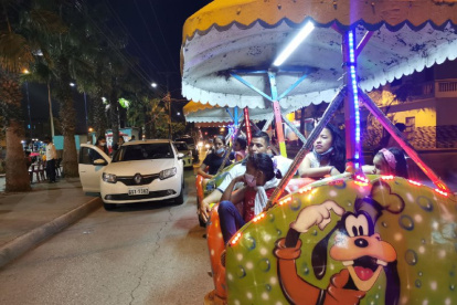 Aspecto. Un gusanito en la principal de la ciudadela Abel Gilbert.