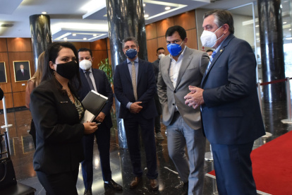 Reformas. La presidenta de la Judicatura, María del Carmen Maldonado, presentó reformas al Código Judicial.