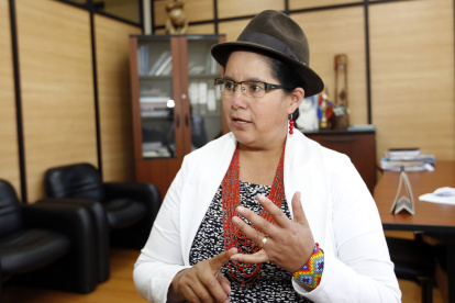 Tibán fue legisladora por Pachakutik y es dirigente del movimiento indígena.