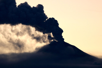 Vista panorámica del volcán Sagnay.