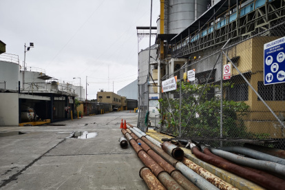En los silos de Ecuagran, ubicados en el sur de la ciudad, también se perdió grano de clientes.