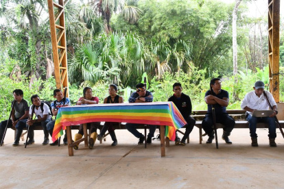 El domingo 4 de abril el Pueblo Sarayaku se reunió y tomó la decisión de no participar en las elecciones