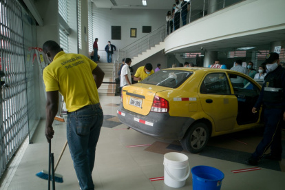 Hecho. El accidente se produjo la tarde de este martes 6 de abril.