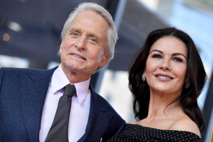 Michael Douglas y Catherine Zeta- Jones.