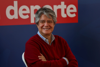 En la imagen, el candidato presidencial ecuatoriano, Guillermo Lasso.