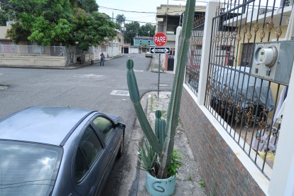 Aceras. Los peatones no quieren toparse más con trabas de este tipo.