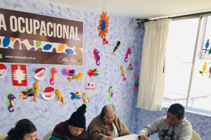 57 adultos mayores residen en el asilo Más Vida, en Quito.