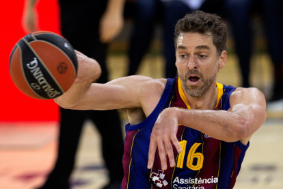 Paul Gasol jugó ayer 13 minutos ante Bayern Múnich por la Euroliga 2021.