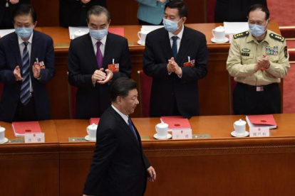 Foto referencial de archovo del Parlamento de China.