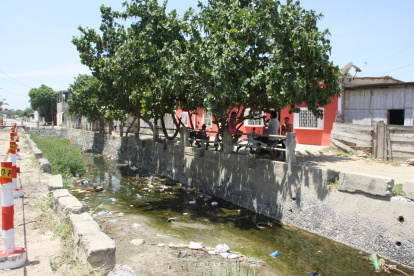 Barrio Jaime Roldós. Este es uno de los puntos afectados, pero también el primero que será intervenido por las autoridades.