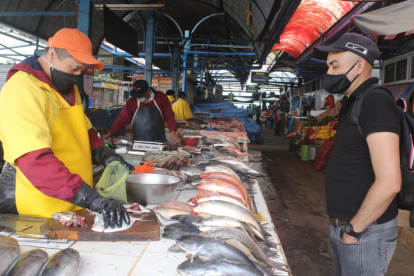 La venta de tiburón se presenta en mayor frecuencia en los mercados de la Sierra del país.
