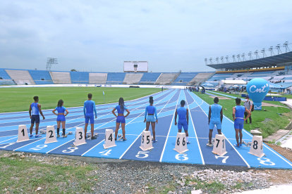 La nueva pista del estadio Modelo Alberto Spencer albergará su primera competencia este fin de semana.