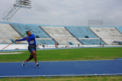 Locales. El lanzamiento de jabalina tuvo grandes exponentes. Guayas fue gran aspirante.