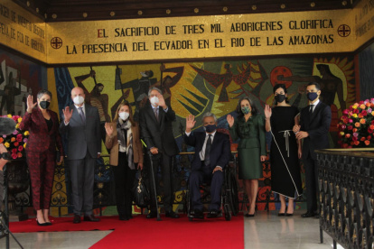 Ayer Guillermo Lasso, presidente electo, se reunió con el aún mandatario Lenín Moreno.