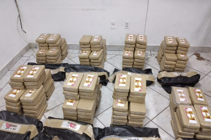 Hallazgo. Miembros de las Fuerzas Armadas encontraron drogas en un patrullaje.