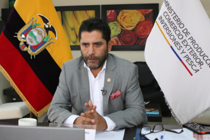 El ministro de Producción y Comercio Exterior, Iván Ontaneda, presentó la propuesta, en conjunto con otros secretarios de Estado.