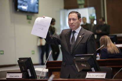 Cesar Carrión, asambleísta por Cotopaxi.