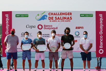 Hidalgo-Mansouri no pudo ante Reyes-Varela y Romboli en los dobles.